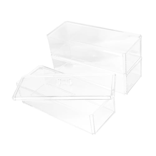 HAPINARY Transparenter Acrylbehälter Kosmetikbox Make-up-aufbewahrungsbox Kleinteile-organizer Schreibtisch-kosmetiktisch von HAPINARY