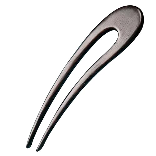 HAPINARY U Förmige Haargabel aus Holz Handgefertigt Haarschmuck für Hochzeiten Retro Haarpin für Damen für Duttfrisuren und Verschiedene Stylings Accessoire für Besondere Anlässe von HAPINARY