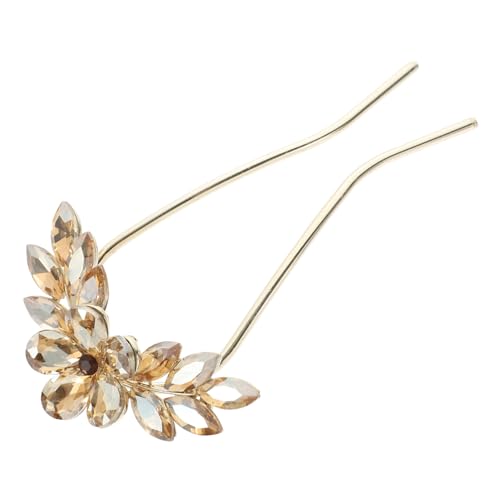 HAPINARY Strass Haarstab Hochzeit Braut Chignon Pin Französische Haarnadel Bling Kopfschmuck Für Frauen von HAPINARY