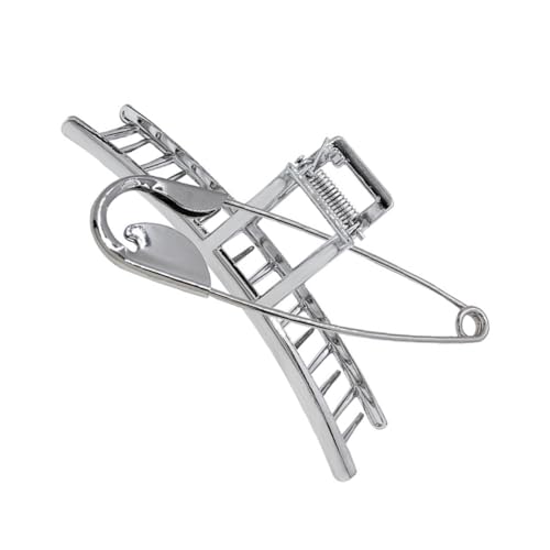 HAPINARY 1 Set Einfache Haarspange Große Zinklegierung Metall-kieferklammer Für Frauen Haar-accessoire Haar-styling Für Mädchen von HAPINARY