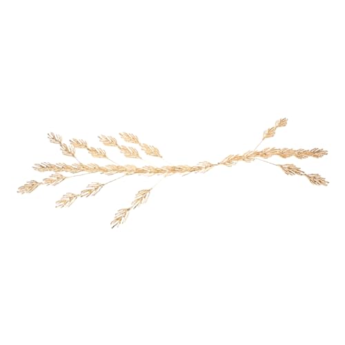 HAPINARY Verstellbare Brautkrone aus Metalllegierung mit Blattdesign Komfortables Stirnband Vielseitiges Haarschmuck Accessoire für Hochzeit Ball Party und Besondere Anlässe von HAPINARY