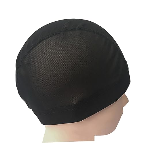 HAPINARY Verstellbare Kappe Aus Elastischem Spandex Zum Herstellen Von Perücken Schwarz 2er-pack Netzmütze Zum Weben Von Perücken Bequeme Passform von HAPINARY