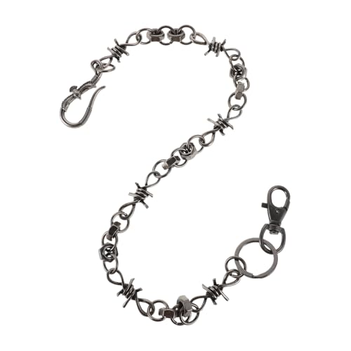 HAPINARY Metall-hosenkette Für Männer Jeans-taschenkette Punk-style Hosenkettenglied Mode-accessoire Robuste Qualität Unisex von HAPINARY