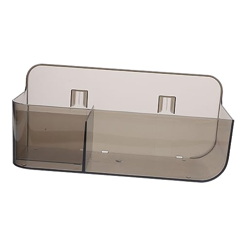 HAPINARY Wandmontierte Aufbewahrungsbox Mit Drei Fächern Schlichtes Design Hochwertiges Material Kosmetik-organizer Für Schreibtisch Und Wand Einfach Zu Verstauen Reinigen von HAPINARY