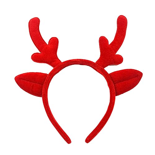 HAPINARY Kopfschmuck Weihnachts Haarschmuck Geweih Kopfschmuck Party Haarreif 3d Elchgeweih von HAPINARY