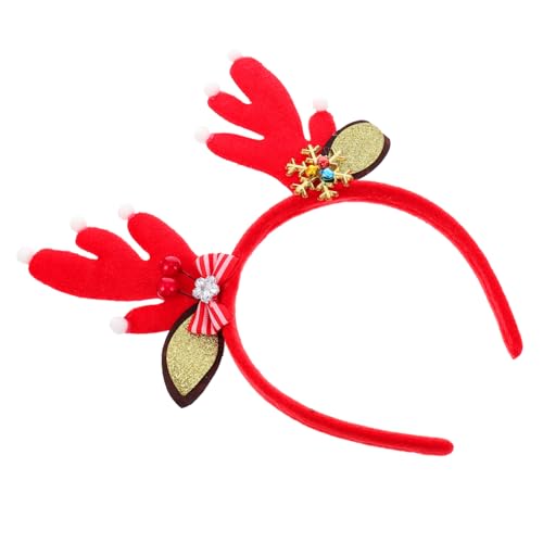 HAPINARY Weihnachtsstirnband Urlaubsparty-Stirnband Haargummis für Kinder weihnachtsdeko Tiara Weihnachtskopfbedeckung Weihnachtskopfschmuck Erwachsener Haarschmuck Metall von HAPINARY