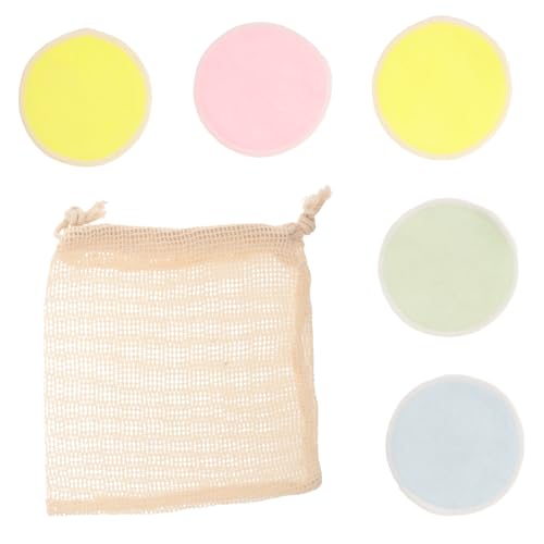 HAPINARY 5stücke Puderquaste Reinigungspads Make-up-entferner-pad Doppelseitig Bedruckt Wiederverwendbar Gesichtsreinigungspad Für Frauen Stil Mit Kordelzugbeutel HAPINARY 5stücke Puderquaste Reinigungspads Make-up-entferner-pad Doppelseitig Bedruckt Wiederverwendbar Gesichtsreinigungspad Für Frauen Stil Mit Kordelzugbeutel von HAPINARY