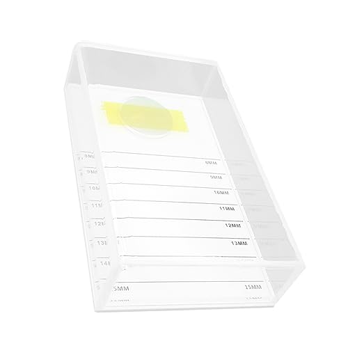 HAPINARY Wimpernverlängerungsbox Acryl Wimpernaufbewahrungsplatte Wimpernbox Organizer Zum Pfropfen Mit Deckel Für Wimpern Sicher Und Sauber Zu Lagern von HAPINARY