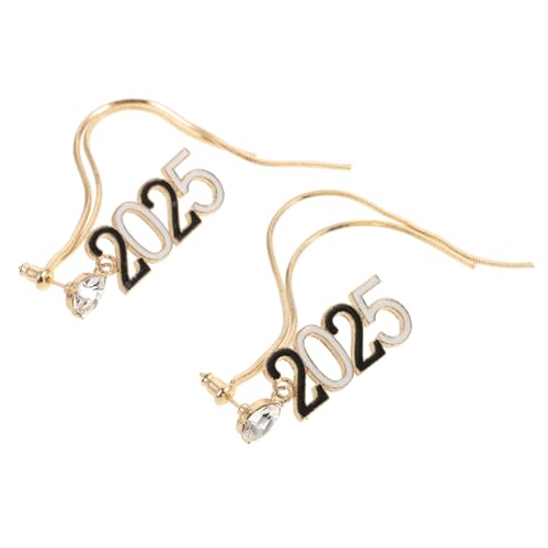 HAPINARY Zahlenohrringe Mit Quaste Als Dekorativer Ohranhänger Für Damen Kreative Tropfenohrringe Mit Zahlen-elementen von HAPINARY