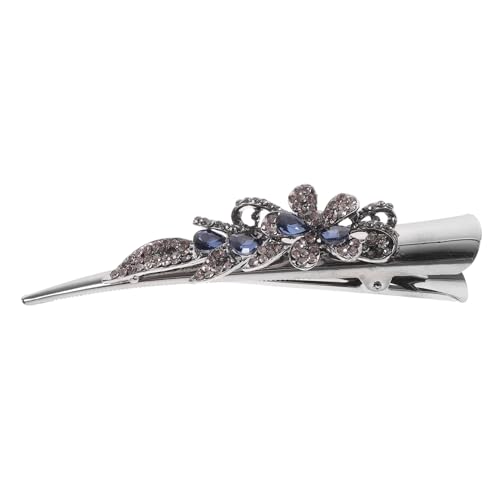 HAPINARY Ausgefallene Haarspangen für Frauen Alligator-Haarspange Bling Haarspangen Haarklammer Haarnadel Tiara Krokodilklemmen Haarspangen mit Strass dekorative Haarspangen Entenschnabel von HAPINARY