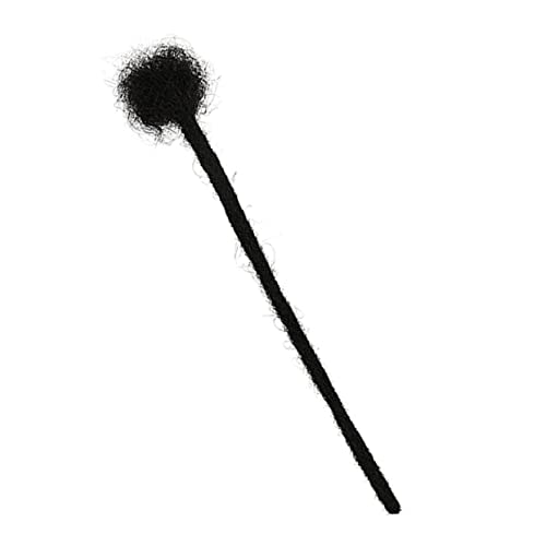 HAPINARY Echthaar-dreadlock-extensions Für Männer Und Frauen Dreadlock-haar 20 3 Cm Schwarz Permanente Extensions Stylische Perücke von HAPINARY