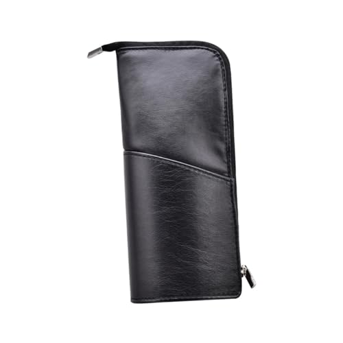 HAPINARY Pu Kosmetik Pinsel Tasche Tragbare Make-up Organizer Für Damen Wasserfest Und Geräumig Für Und Zuhause Schwarz von HAPINARY