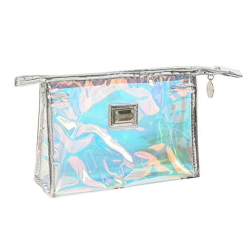 HAPINARY wasserdichte Große Waschtasche mit Reißverschluss Transparenter Kulturbeutel Organizer für Damen und Teens Geräumige Kosmetiktasche für Reisen und Makeup Zubehör von HAPINARY