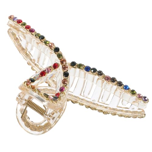 HAPINARY Große Haarklammer Aus Acryl Dekorierte Haarklammer Für Damen Robust Und Sicher Für Verschiedene Anlässe Und Frisuren Geeignet von HAPINARY