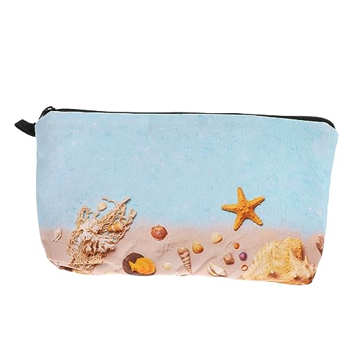 HAPINARY Aufbewahrungstasche aus Muscheln Make-up-Tasche für Mädchen Reise-Hautpflegetasche Kosmetiktasche bequemer Griff langlebig leicht von HAPINARY