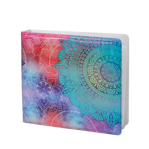 CD-Hülle, 20 CD/DVD-Hüllen, Brieftasche, tragbare DVD-Hüllen, Aufbewahrungsordner für Auto, Zuhause, Büro, Reisen (Mandala Arts) von HAPLIVES