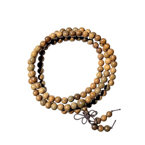 happeace 6 mm natur duftenden grünen Sandelholz 108 Mala Perlen – tibetischen Buddhismus Gebet Perlen für Frauen happeace 6 mm natur duftenden grünen Sandelholz 108 Mala Perlen – tibetischen Buddhismus Gebet Perlen für Frauen von HAPPEACE