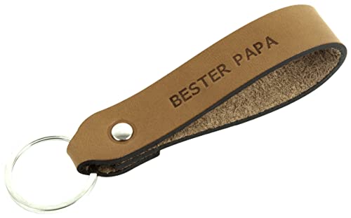 HAPPER STUDIO BESTER PAPA Italienisches Leder Schlüsselanhänge von HAPPER STUDIO