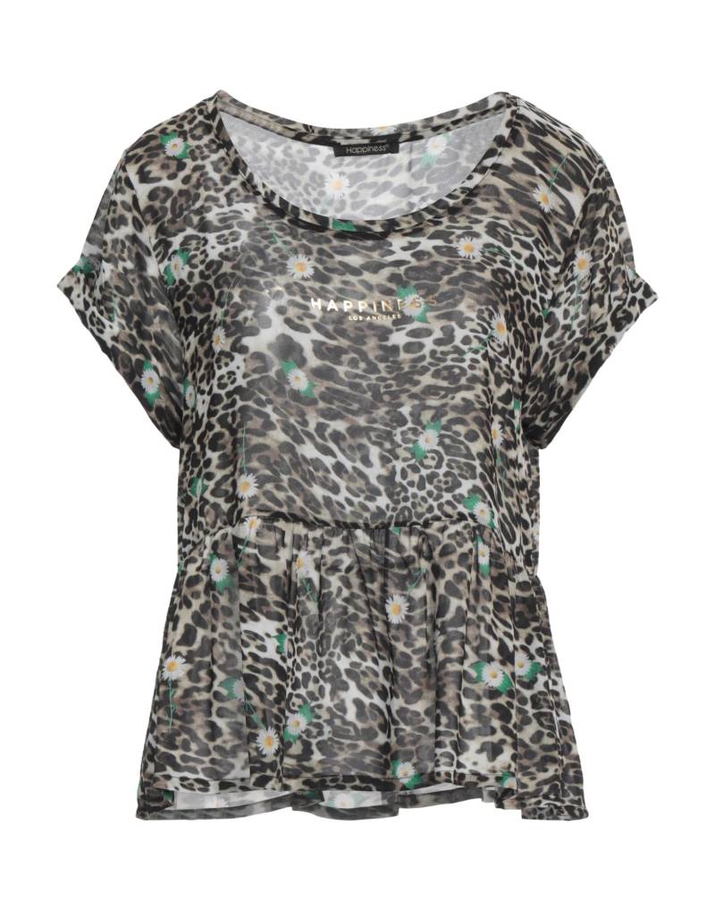 HAPPINESS Top Damen Khaki von HAPPINESS
