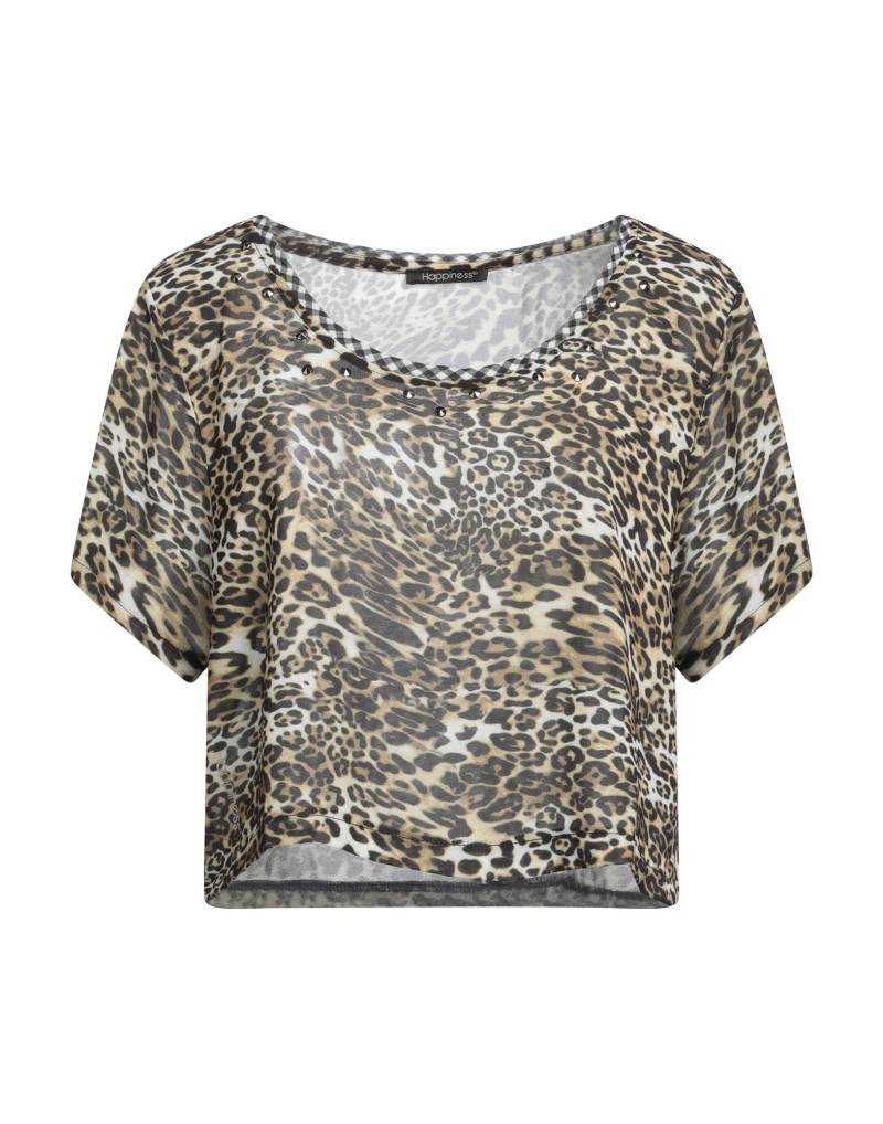 HAPPINESS Top Damen Khaki von HAPPINESS