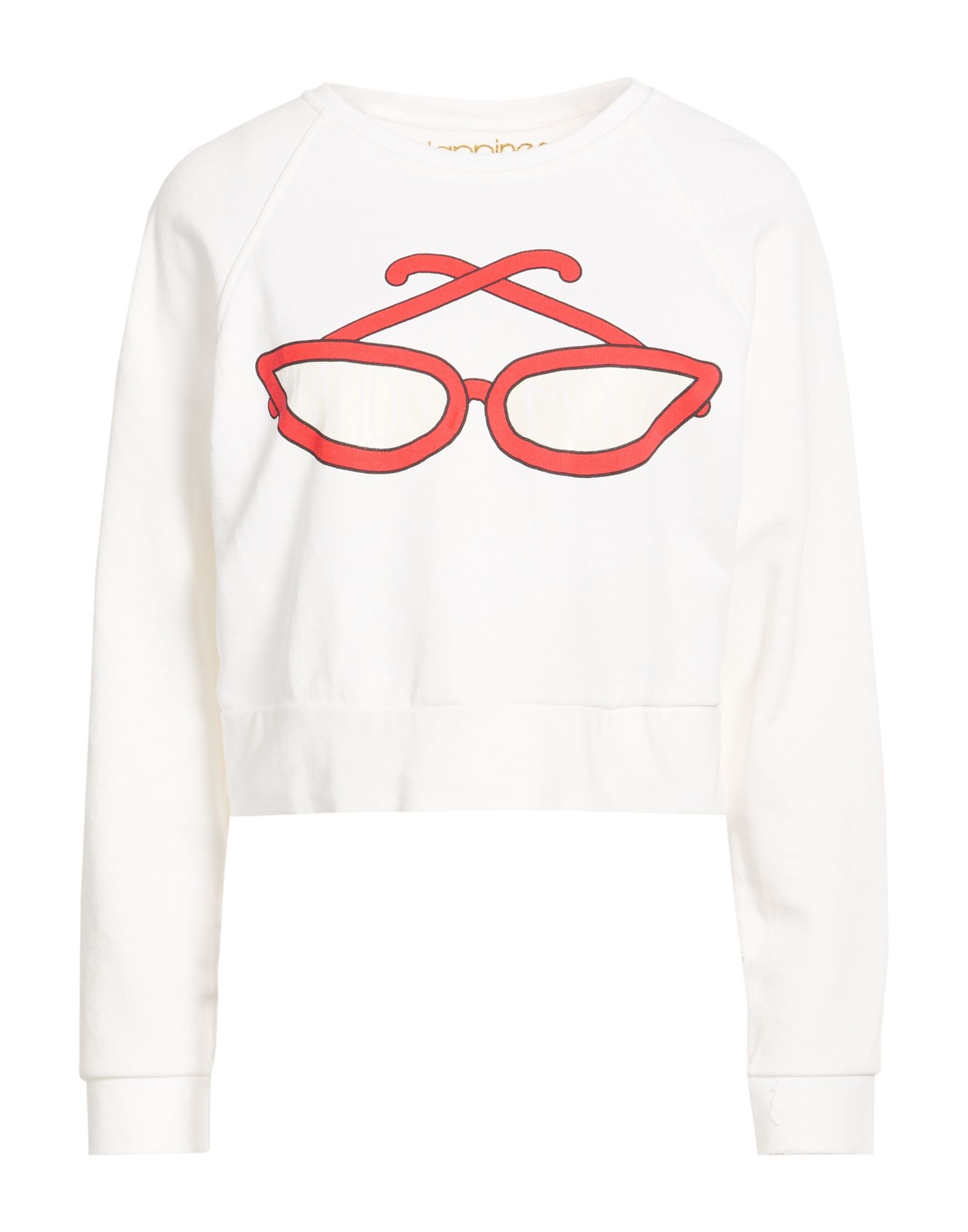 HAPPINESS Sweatshirt Damen Weiß von HAPPINESS