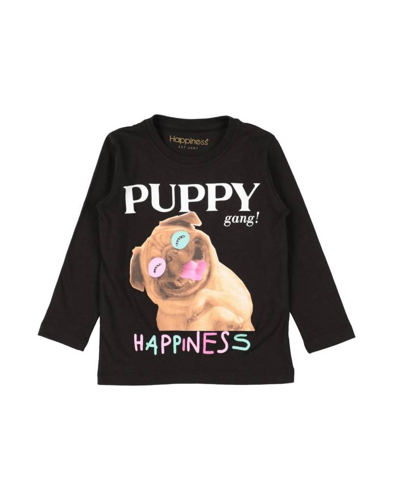 HAPPINESS T-shirts Kinder Schwarz von HAPPINESS