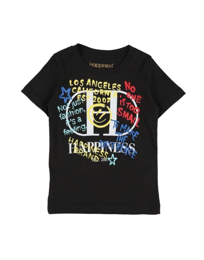 HAPPINESS T-shirts Kinder Schwarz von HAPPINESS