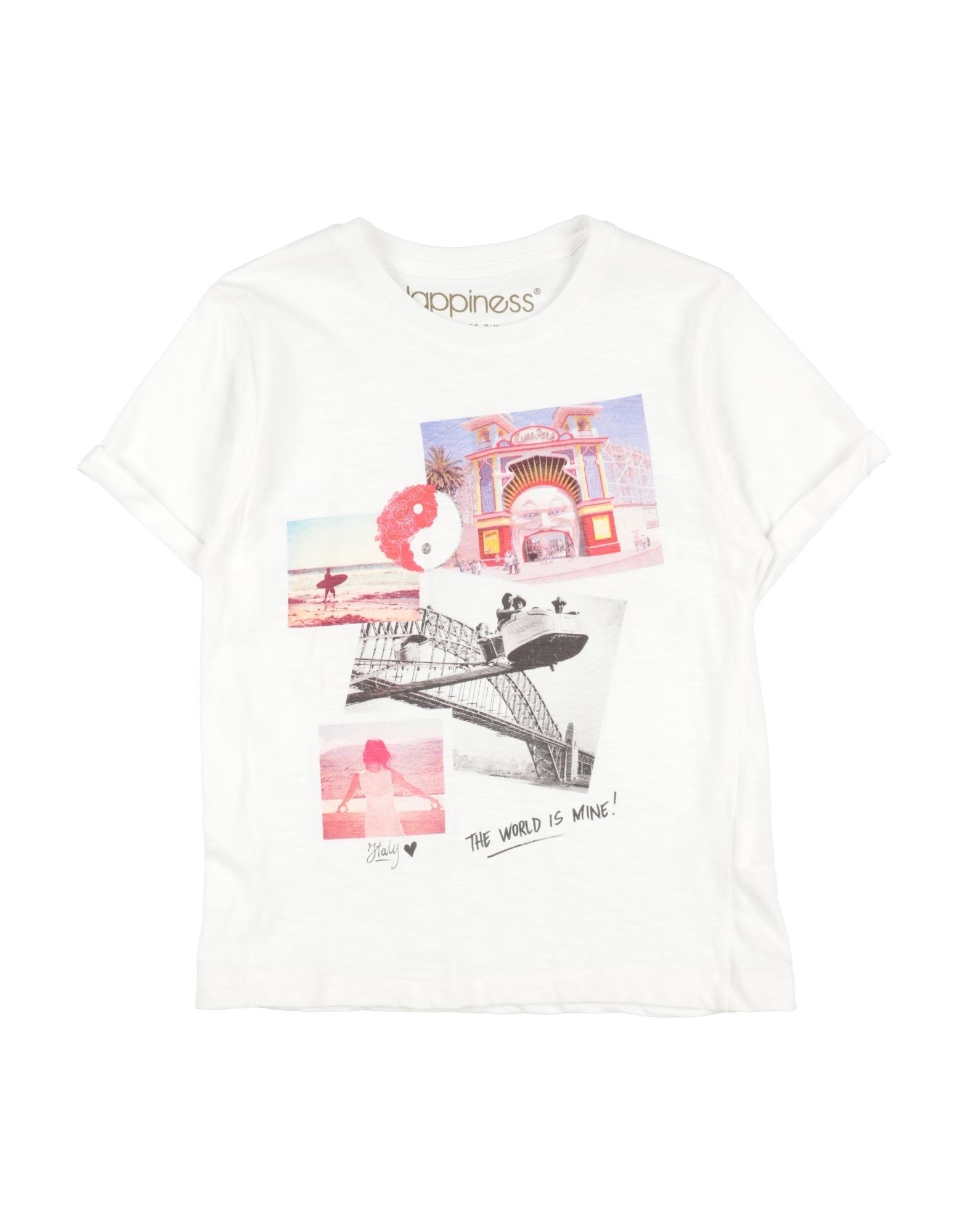 HAPPINESS T-shirts Kinder Weiß von HAPPINESS