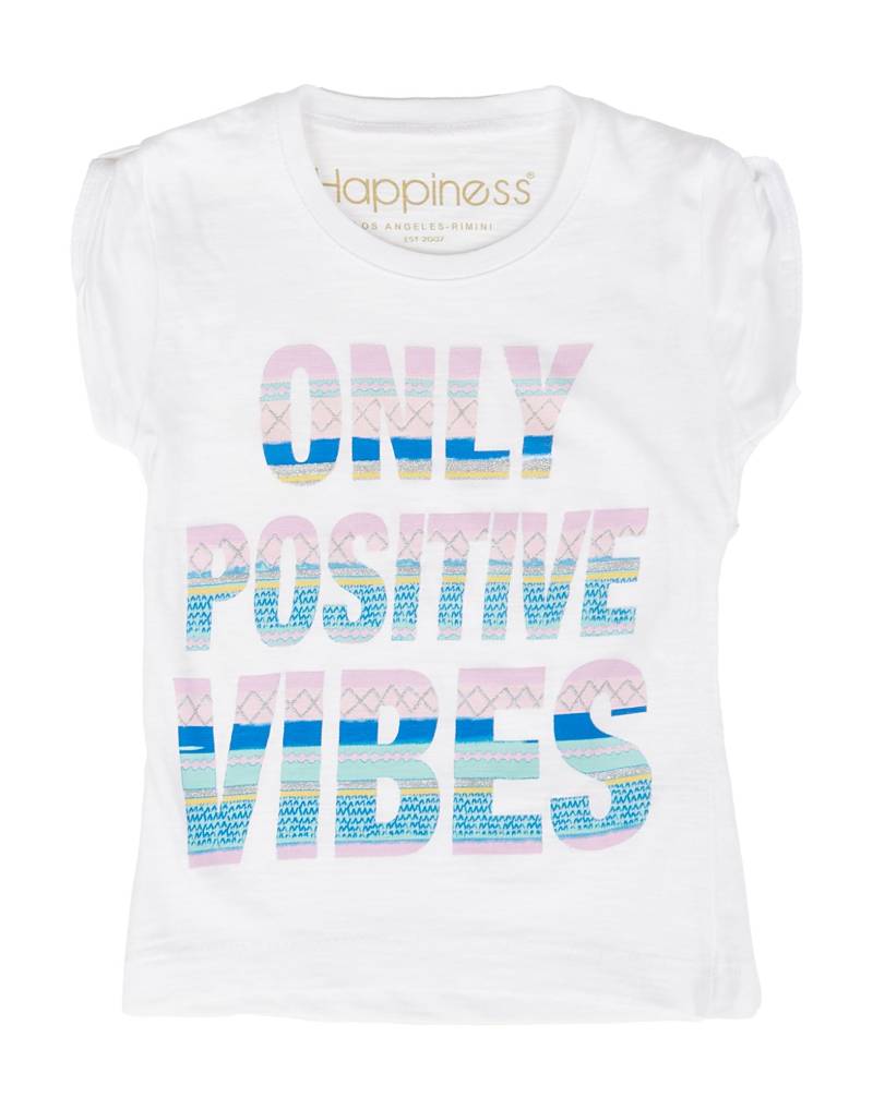 HAPPINESS T-shirts Kinder Weiß von HAPPINESS