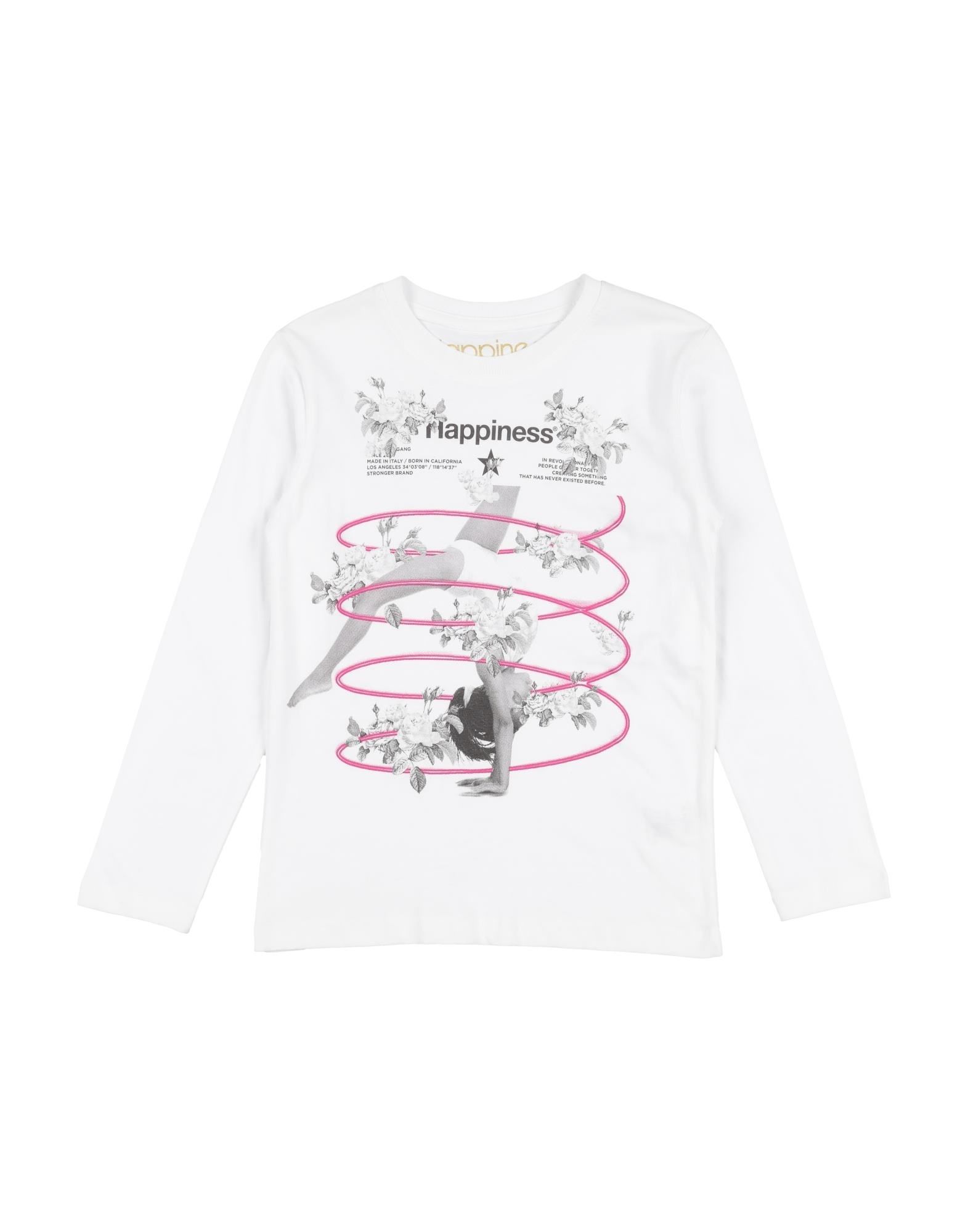 HAPPINESS T-shirts Kinder Weiß von HAPPINESS