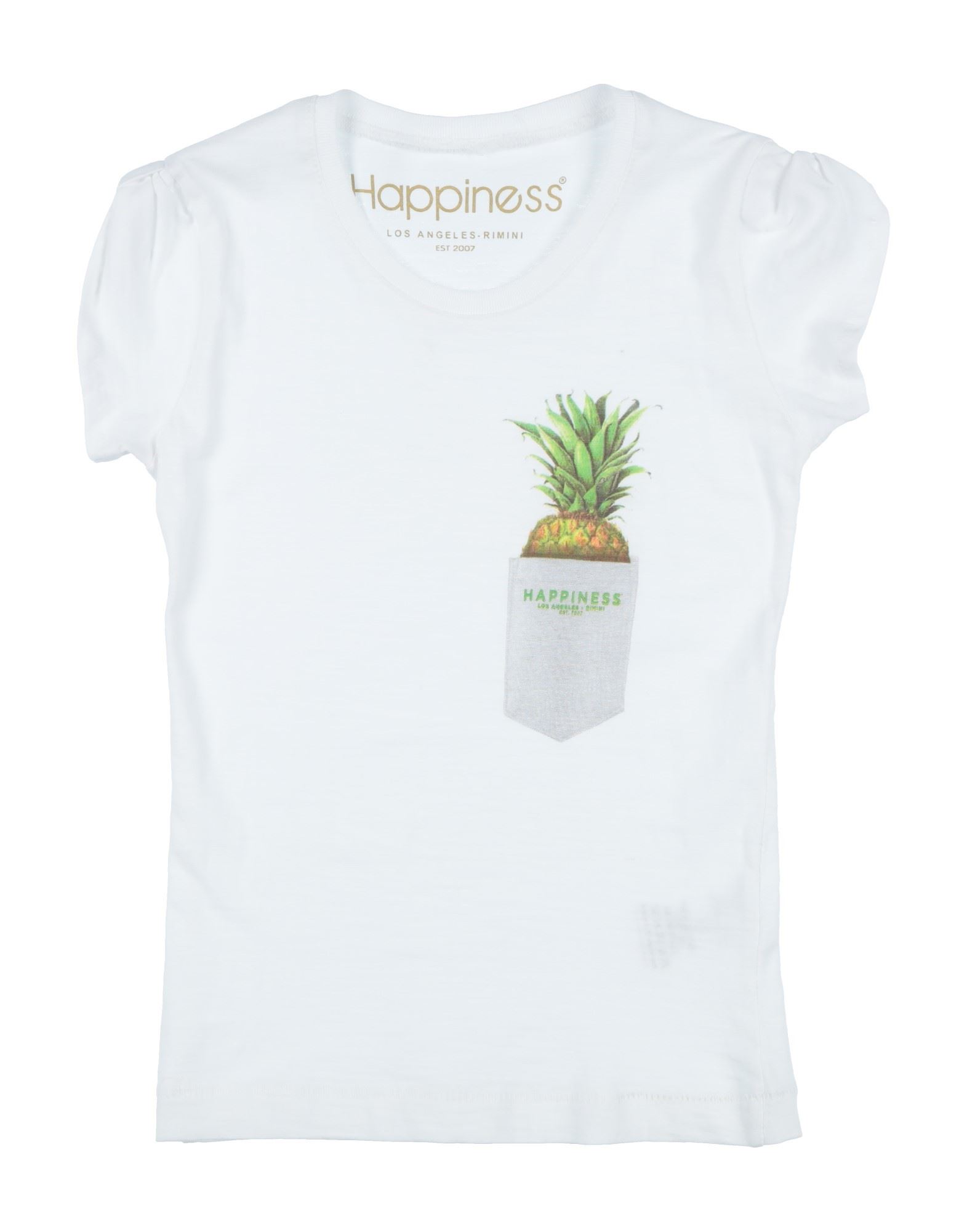 HAPPINESS T-shirts Kinder Weiß von HAPPINESS