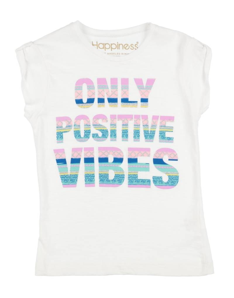 HAPPINESS T-shirts Kinder Weiß von HAPPINESS