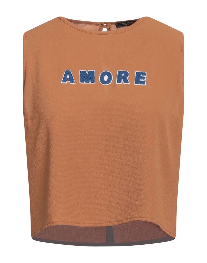 HAPPINESS Top Damen Kamel von HAPPINESS