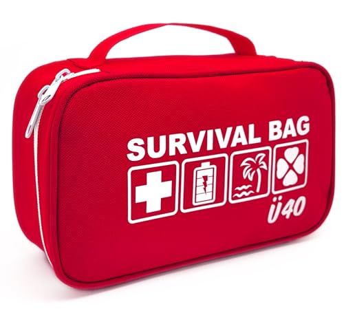 HAPPY DIKDIK Survival Bag zum 40 Geburtstag Frauen & Männer | Geschenk 40. Geburtstag | kreatives Geburtstagsgeschenk | Ideal für Geldgeschenke HAPPY DIKDIK Survival Bag zum 40 Geburtstag Frauen & Männer | Geschenk 40. Geburtstag | kreatives Geburtstagsgeschenk | Ideal für Geldgeschenke von HAPPY DIKDIK