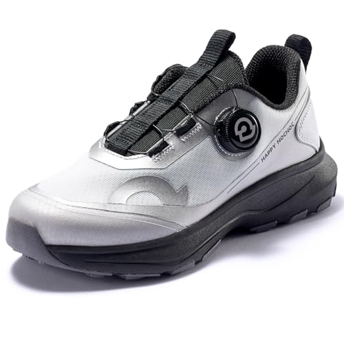 HAPPY NOCNOC All-Max Kinderschuhe für Jungen und Mädchen, 3-lagig, strapazierfähiges, atmungsaktives Netzgewebe, Laufschuhe, hohe Rückpralldämpfung, athletische Freizeitschuhe für Sport und Schule von HAPPY NOCNOC