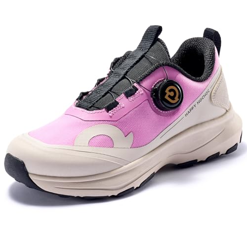 HAPPY NOCNOC All-Max Kinderschuhe für Jungen und Mädchen, 3-lagig, strapazierfähiges, atmungsaktives Netzgewebe, Laufschuhe, hohe Rückpralldämpfung, athletische Freizeitschuhe für Sport und Schule von HAPPY NOCNOC