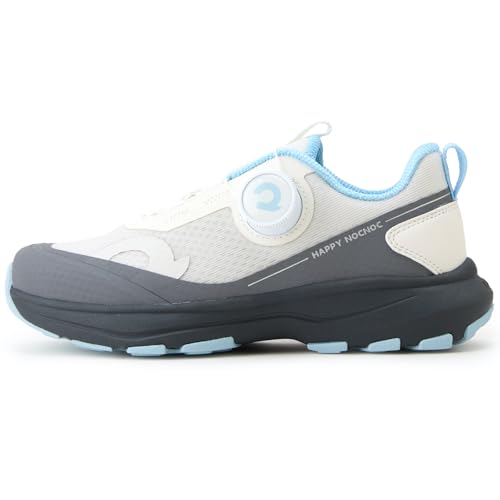 HAPPY NOCNOC All-Max Kinderschuhe für Jungen und Mädchen, 3-lagig, strapazierfähiges, atmungsaktives Netzgewebe, Laufschuhe, hohe Rückpralldämpfung, athletische Freizeitschuhe für Sport und Schule von HAPPY NOCNOC