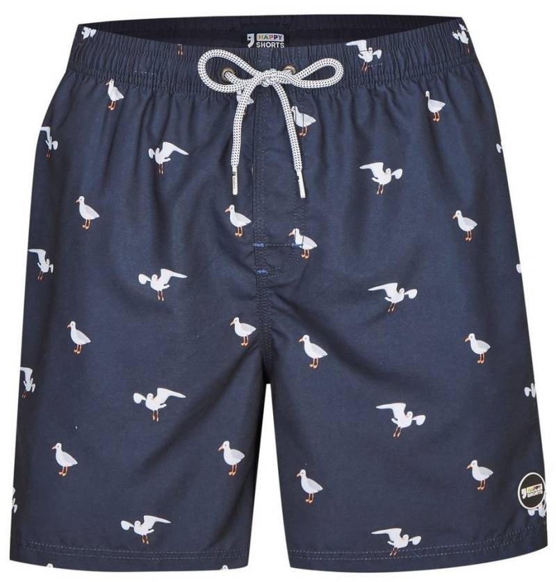 HAPPY SHORTS Badehose HAPPY SHORTS Herren Badeshorts Strandshorts Short Möwe Seagul S - XXL von HAPPY SHORTS