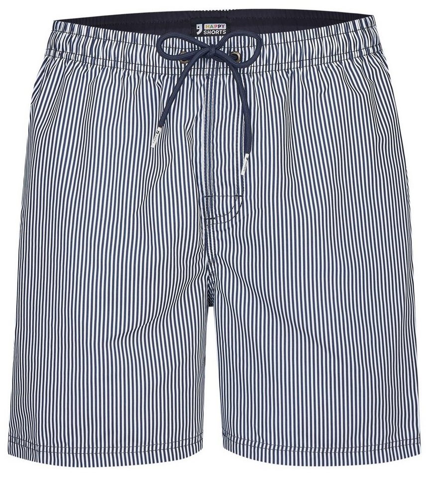 HAPPY SHORTS Badehose HAPPY SHORTS Herren Badeshorts Strandshorts Shorts Streifen Stripes S - XXL von HAPPY SHORTS