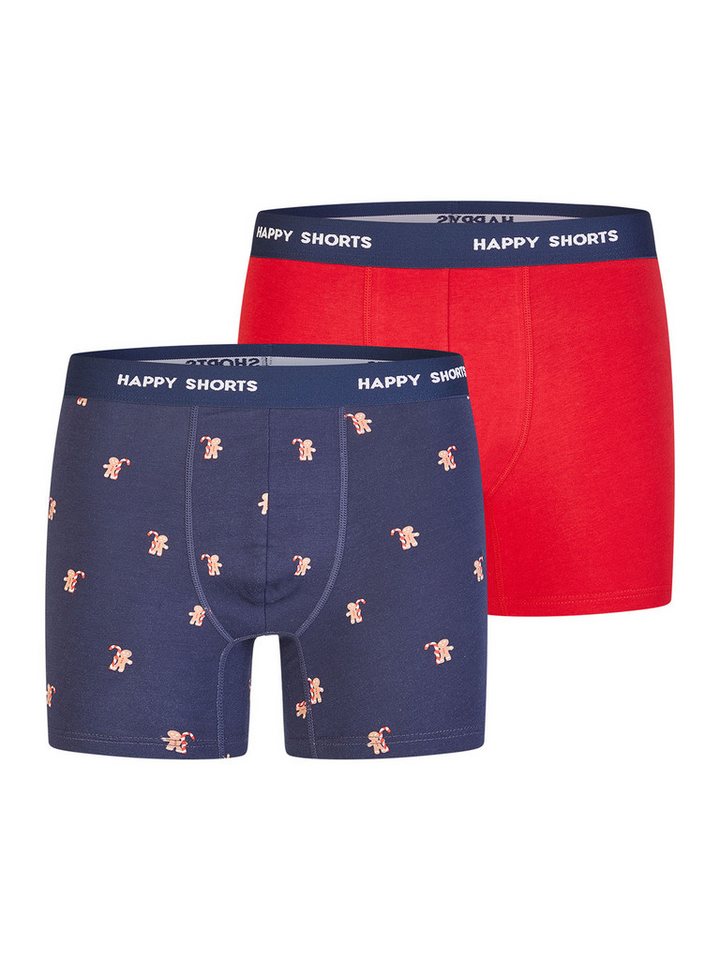 HAPPY SHORTS Boxer Christmas (2-St) Boxershorts, Unterhose, Boxerbriefs von HAPPY SHORTS