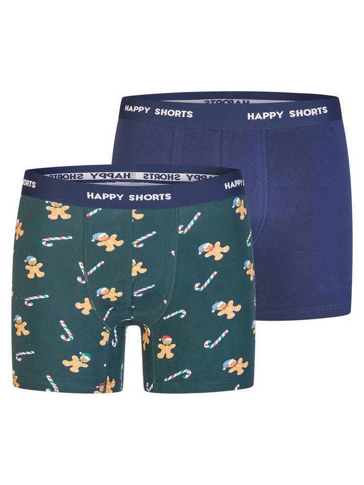 HAPPY SHORTS Boxer Christmas (2-St) Boxershorts, Unterhose, Boxerbriefs von HAPPY SHORTS