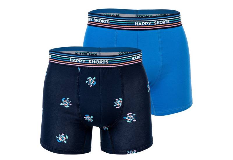 HAPPY SHORTS Boxer Herren Boxershort 2er Pack Baumwolle (Packung, 2er Pack) von HAPPY SHORTS