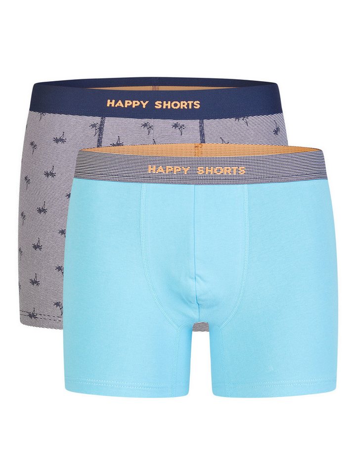 HAPPY SHORTS Boxer Jersey (2-St) Boxershorts, Herren Unterhose von HAPPY SHORTS