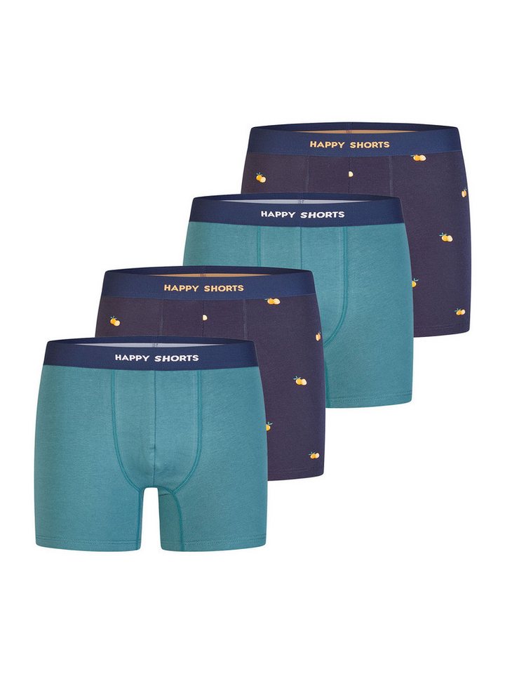 HAPPY SHORTS Boxer Jersey (4-St) Boxershorts, Herren Unterhose von HAPPY SHORTS
