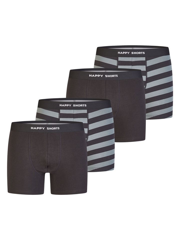 HAPPY SHORTS Boxer Jersey (4-St) Boxershorts, Herren Unterhose von HAPPY SHORTS