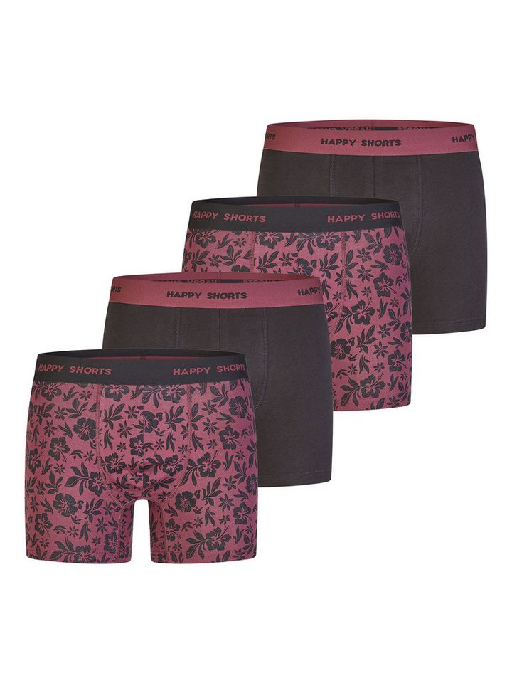 HAPPY SHORTS Boxer Jersey (4-St) Boxershorts, Herren Unterhose von HAPPY SHORTS