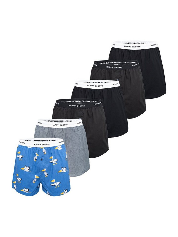 HAPPY SHORTS Boxer Mix (6-St) von HAPPY SHORTS