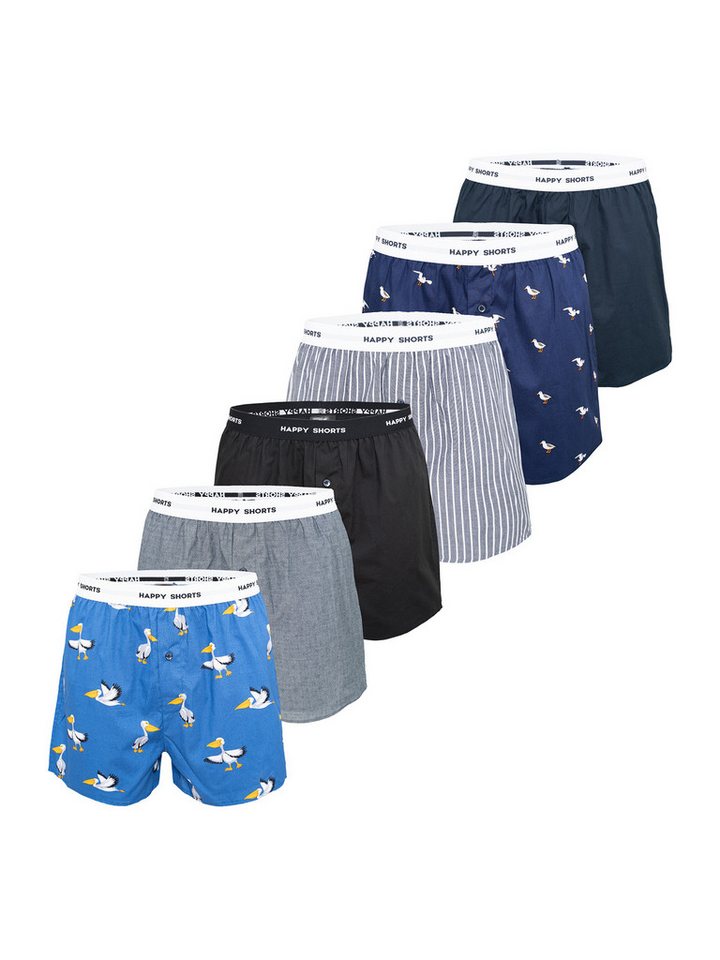 HAPPY SHORTS Boxer Mix (6-St) von HAPPY SHORTS