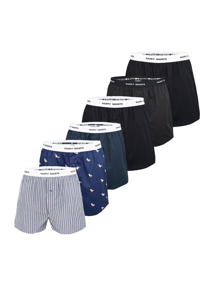 HAPPY SHORTS Boxer Mix (6-St) von HAPPY SHORTS