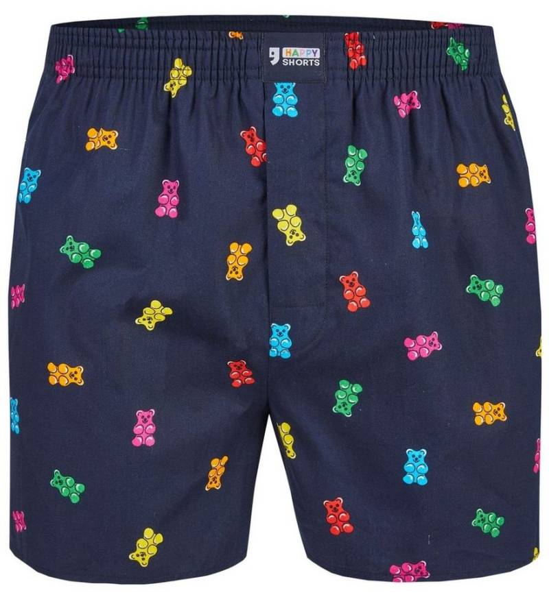 HAPPY SHORTS Boxershorts Happy Shorts Herren american Boxer Boxershorts Shorts Webboxer Gummibären - Gummi Bears (1-St) von HAPPY SHORTS